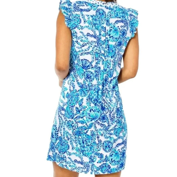 NEW Lilly Pulitzer Dress Joan Tunic Dress, Shell Me You Love Me - Picture 6 of 9
